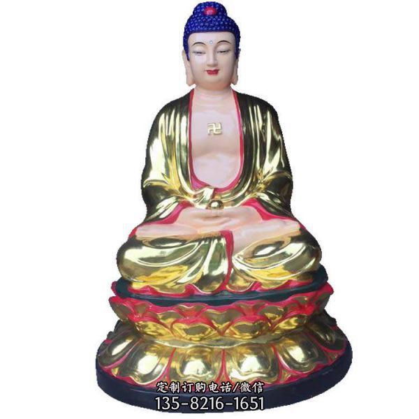 寺廟供奉佛像如來佛祖雕塑 