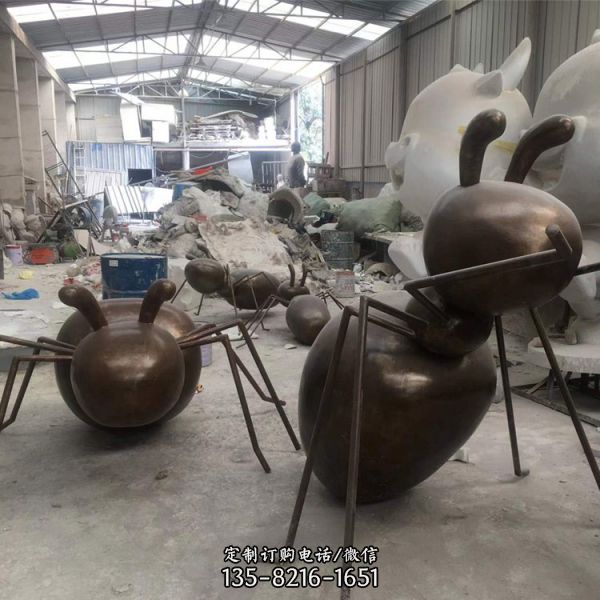 廣場戶外玻璃鋼創意景觀裝飾擺件人物動物雕塑擺件（3）