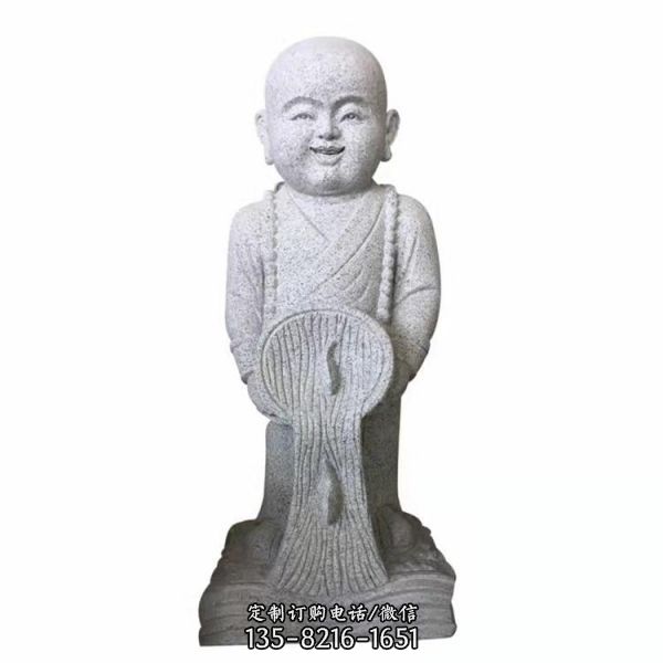 石雕小沙彌小和尚雕塑擺件（3）