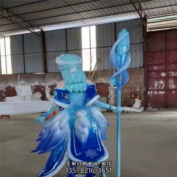 電影院玻璃鋼彩繪動漫人物雕塑擺件（3）