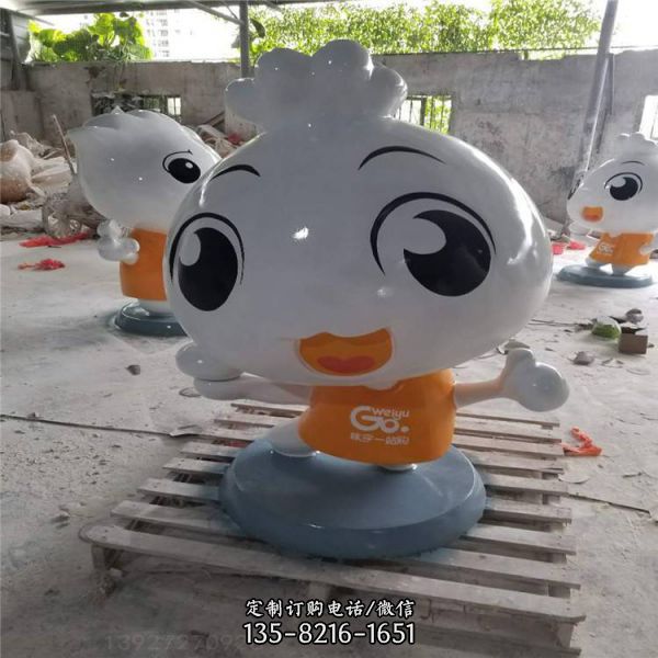 幼兒園玻璃鋼卡通彩繪公仔雕塑擺件（3）