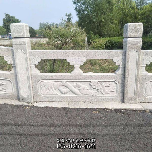 河道石雕中式仿古護(hù)欄雕塑（4）