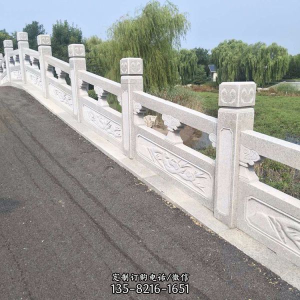 河道石雕中式仿古護(hù)欄雕塑（5）