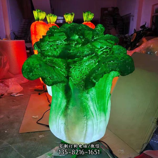 透光玻璃鋼蔬菜向日葵雕塑（1）