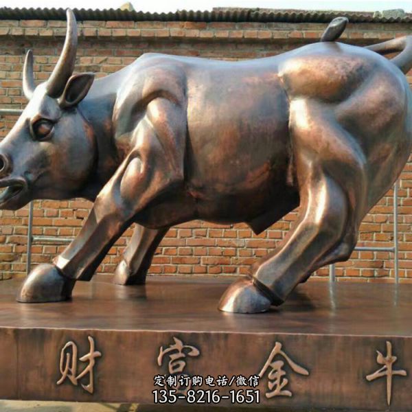玻璃鋼仿銅園林景區(qū)大型景觀雕塑擺件（3）
