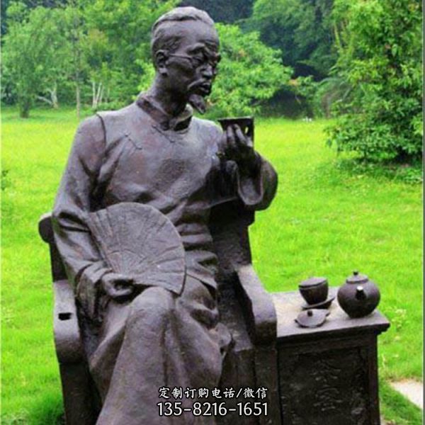 步行街鑄銅民俗文化人物景觀雕塑（3）