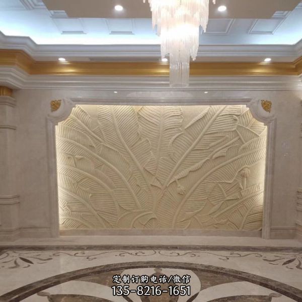浮雕立體雕塑酒店別墅背景墻裝飾影壁雕塑（1）