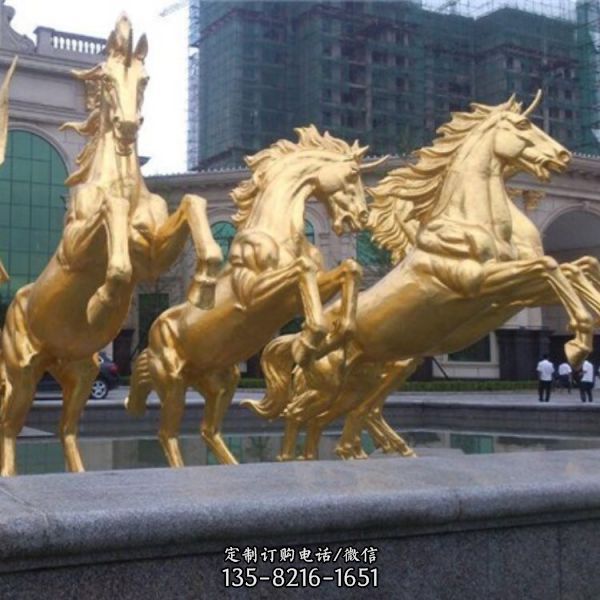 城市廣場大型駿馬雕塑（1）