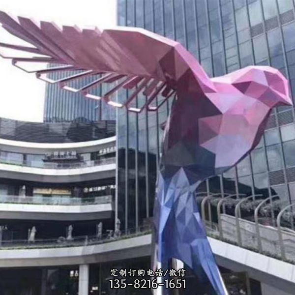戶外廣場創意抽象園林景觀不銹鋼景觀雕塑（3）