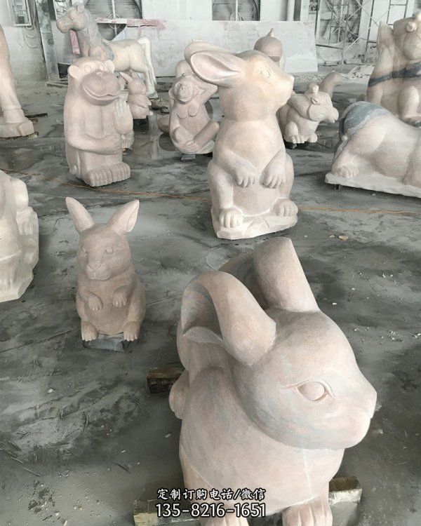 公園景區石雕生肖動物雕塑（1）