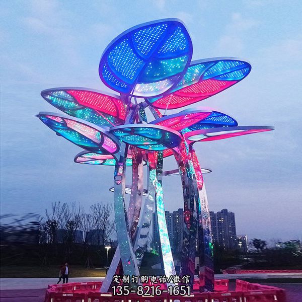 廣場大型不銹鋼鏤空創(chuàng)意景觀小品雕塑