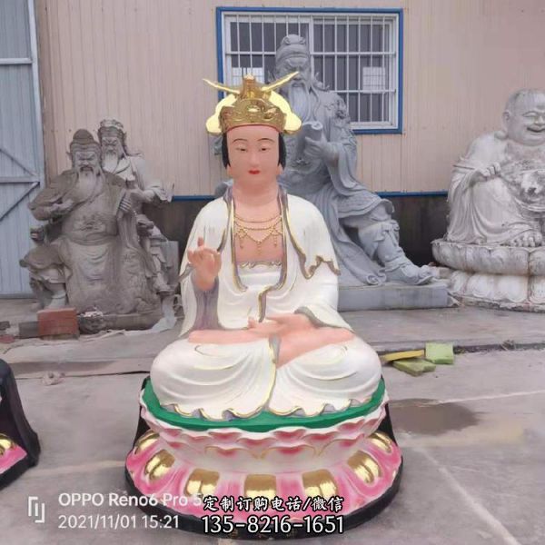 寺院擺放玻璃鋼彩繪十二老母佛像（4）