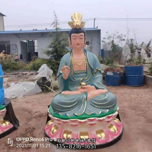 寺院擺放玻璃鋼彩繪十二老母佛像（5）