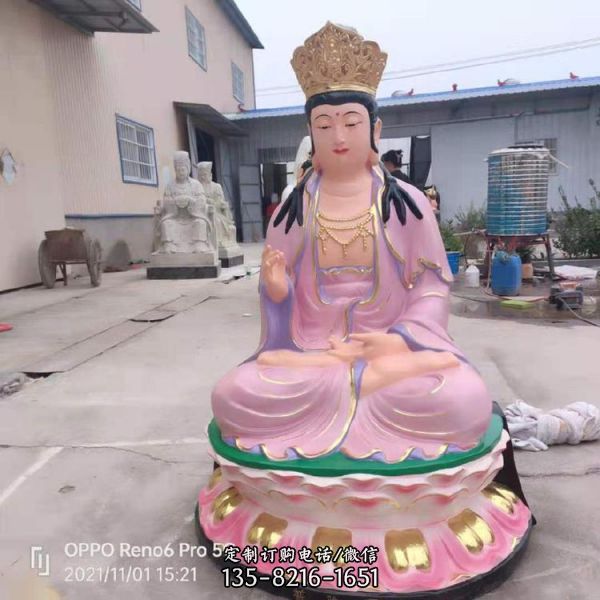 寺院擺放玻璃鋼彩繪十二老母佛像（3）