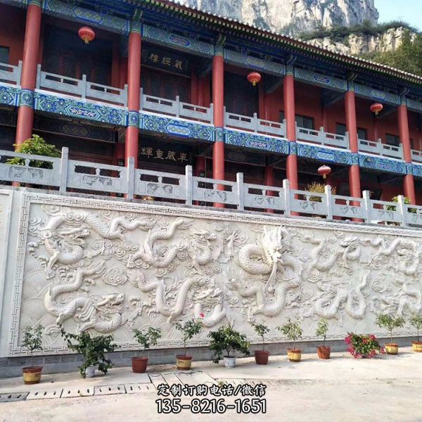 庭院景區大理石浮雕影壁墻壁畫雕刻裝飾供應（3）