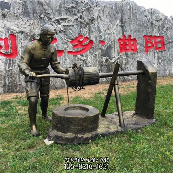 民俗雕塑 城市街頭民俗文化雕塑小品擺件（1）