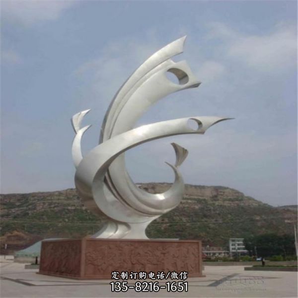 不銹鋼標識藝術景觀雕塑（2）