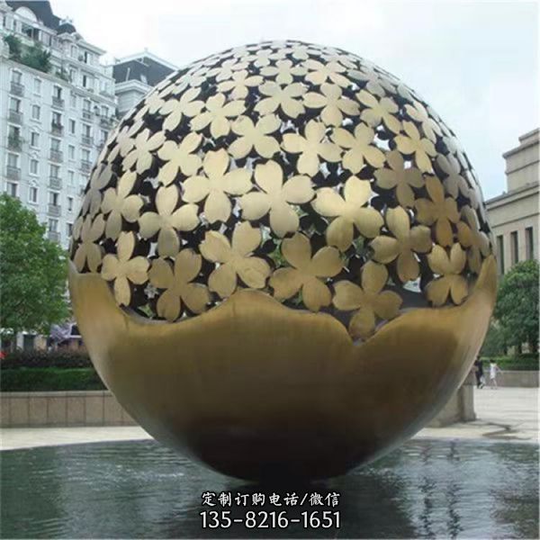 不銹鋼標識藝術景觀雕塑（1）