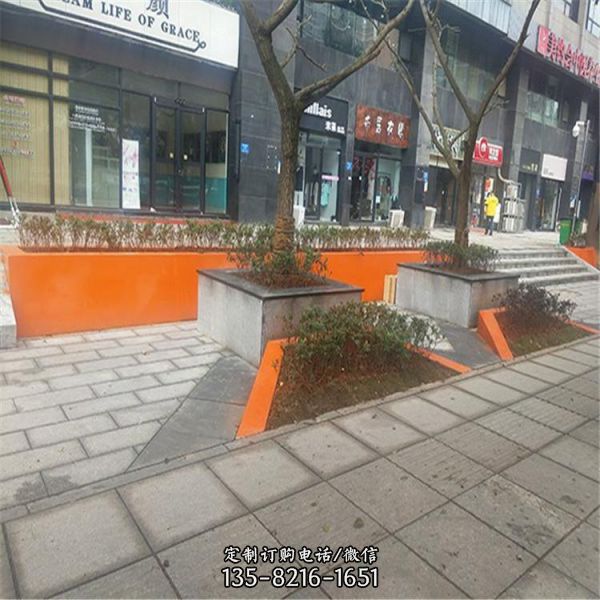 公園玻璃鋼耕地牛雕塑 花盆園林景觀雕塑（1）