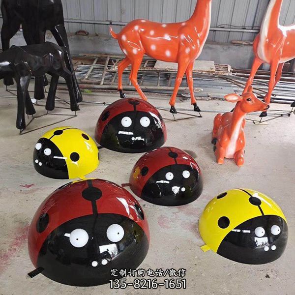 公園戶外玻璃鋼卡通動物雕塑擺件（4）