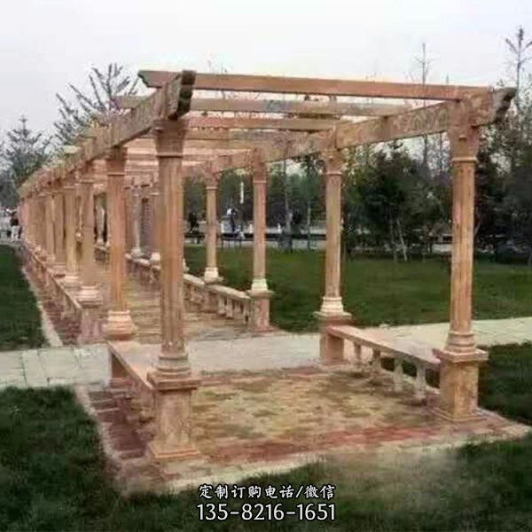古建 仿古做舊石雕長廊雕塑（5）