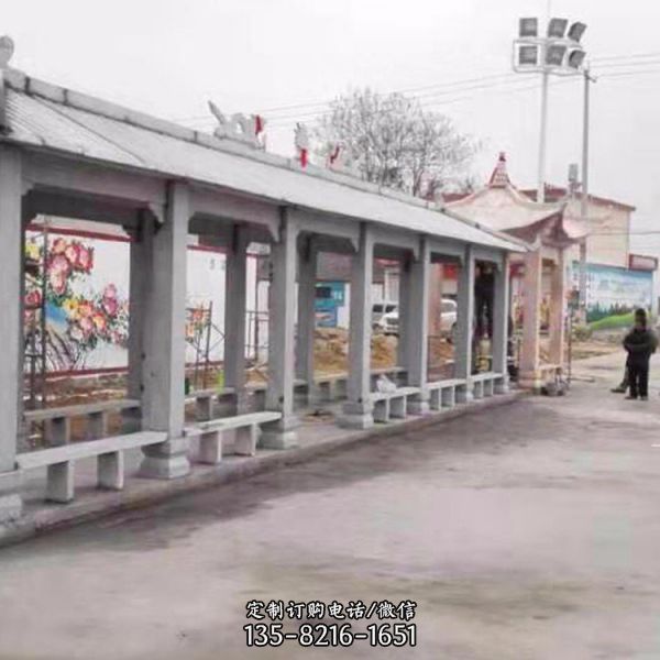 古建 仿古做舊石雕長廊雕塑（4）