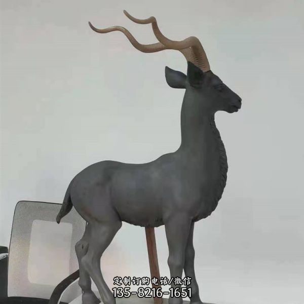 園林戶外大型動物景觀梅花鹿雕塑