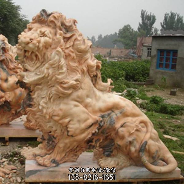 別墅小區(qū)大型鎮(zhèn)宅神獸獅子雕塑（1）