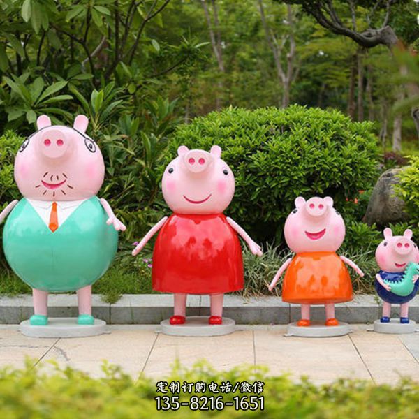 游樂場 公園卡通玻璃鋼彩繪公仔雕塑（3）