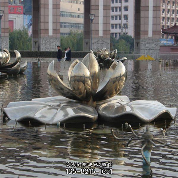 戶外公園抽象不銹鋼景觀雕塑（4）