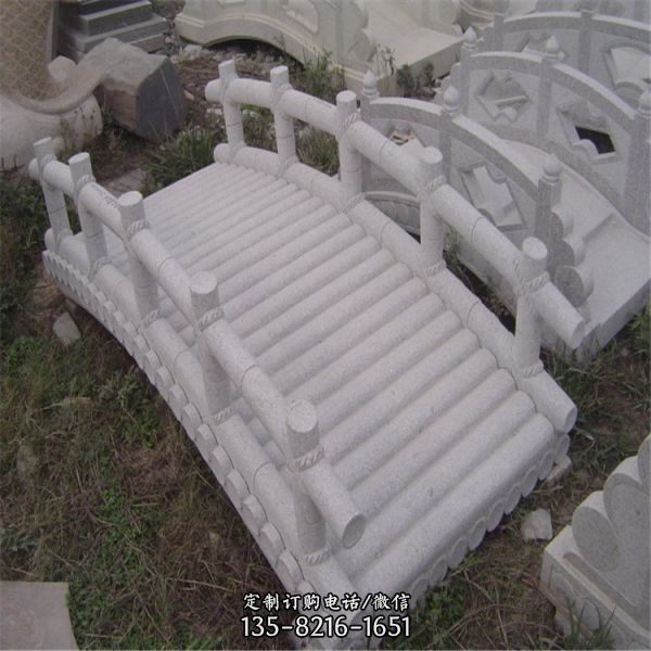 戶外石雕拱橋大理石園林景區擺件（9）