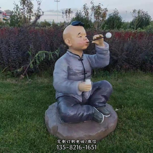 公園玻璃鋼彩繪童趣兒童主題雕塑（6）
