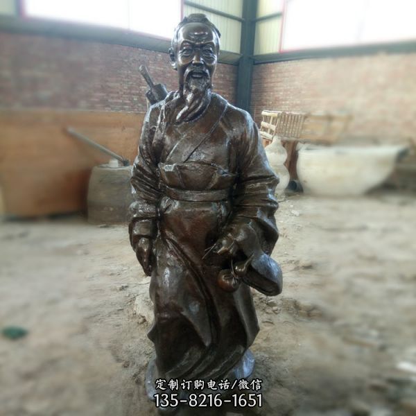 醫(yī)院擺件古代人物四大名醫(yī)公園學(xué)校雕塑擺件（2）