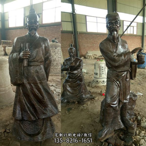 醫(yī)院擺件古代人物四大名醫(yī)公園學(xué)校雕塑擺件（1）