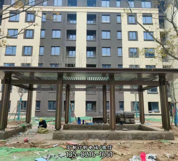 不銹鋼創意精神堡壘景觀亮化公園廣場 廊架（9）
