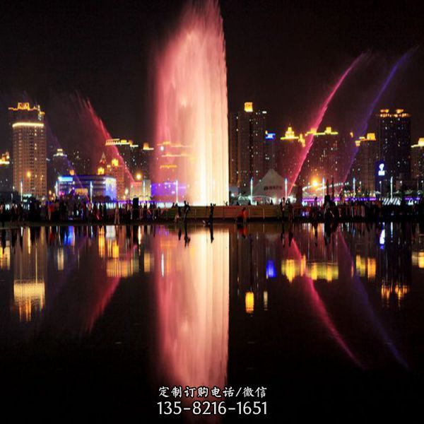 景區(qū)廣場(chǎng)大型不銹鋼音樂(lè)噴泉水景觀（4）