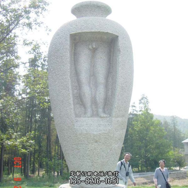 公園擺放大理石雕刻創(chuàng)意雕塑擺件（2）