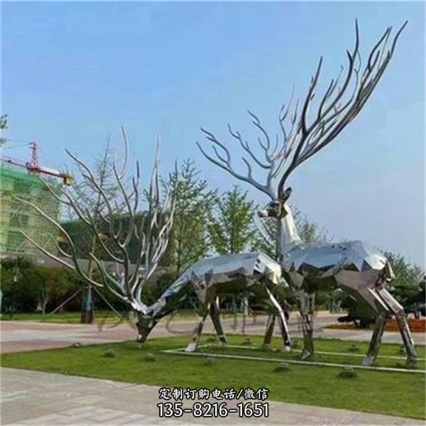 公園擺放不銹鋼浪花 水滴景觀雕塑（3）