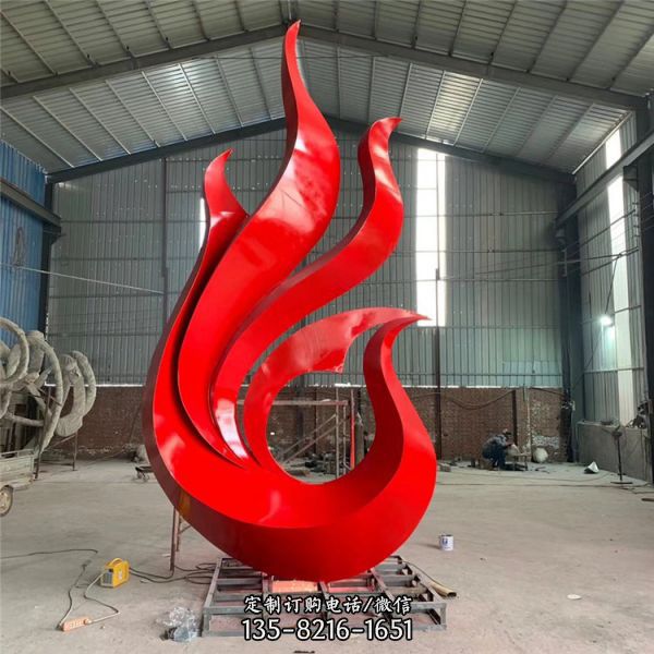 大型廣場(chǎng)抽象鳳凰不銹鋼雕塑（2）