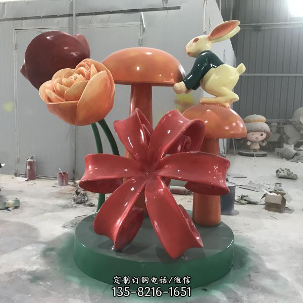 仿真植物樹花景觀小品戶外美陳創意工藝品（1）