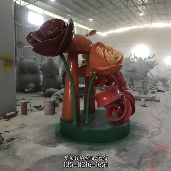 仿真植物樹花景觀小品戶外美陳創意工藝品（2）