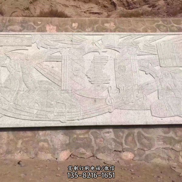 青石石雕園林庭院浮雕壁畫雕塑（5）