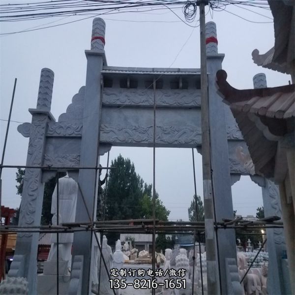 社區(qū)景區(qū)青石石雕門樓牌坊（1）