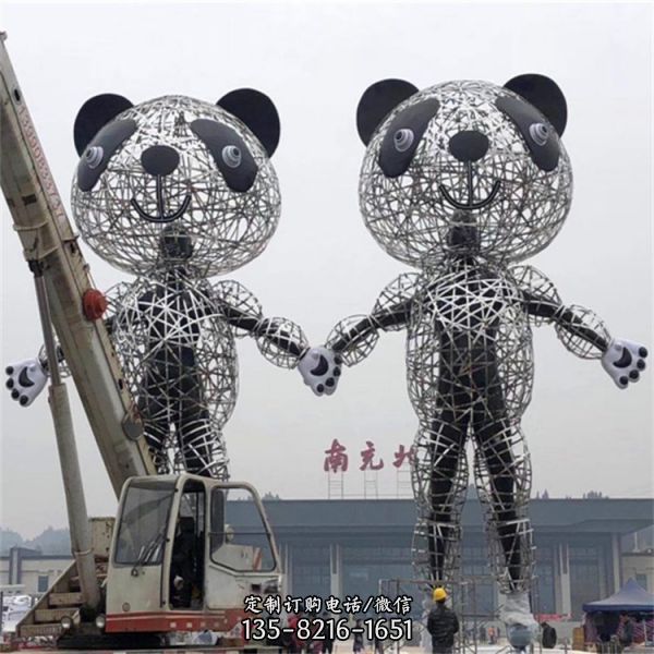 城市不銹鋼異性創意廣場大型景觀雕塑（3）