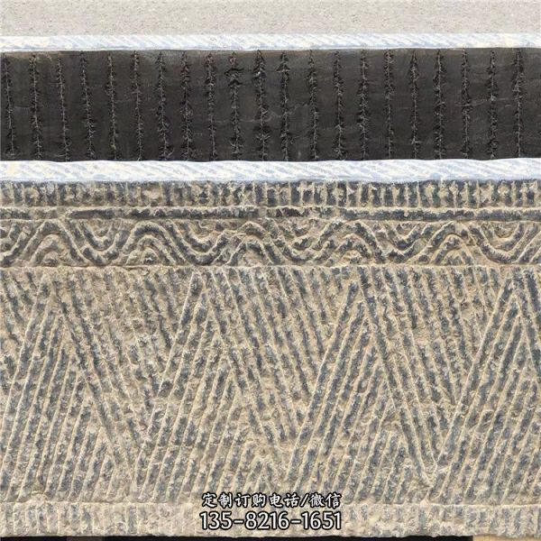 戶外園林景觀流水?dāng)[件老石槽（3）