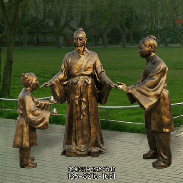 公園校園步行街成語故事雕塑（1）