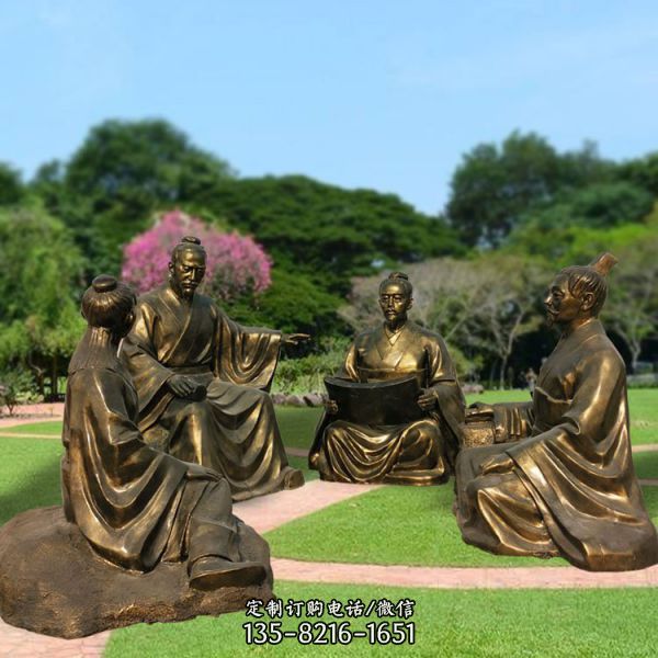 公園校園步行街成語故事雕塑（6）