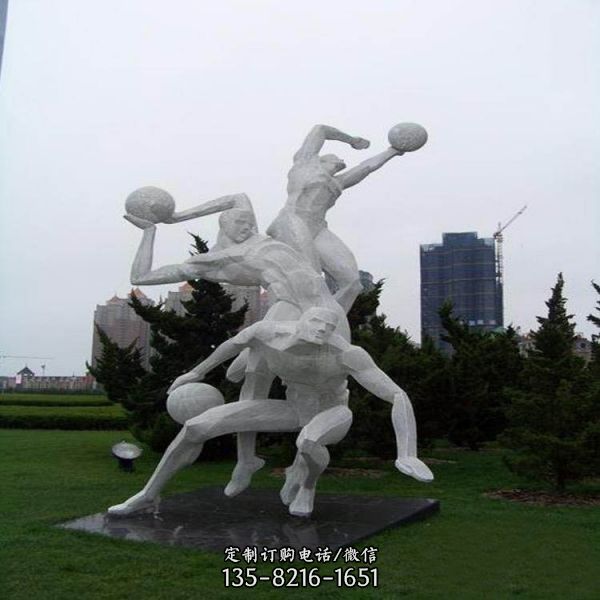 不銹鋼運(yùn)動競技人物雕塑（2）