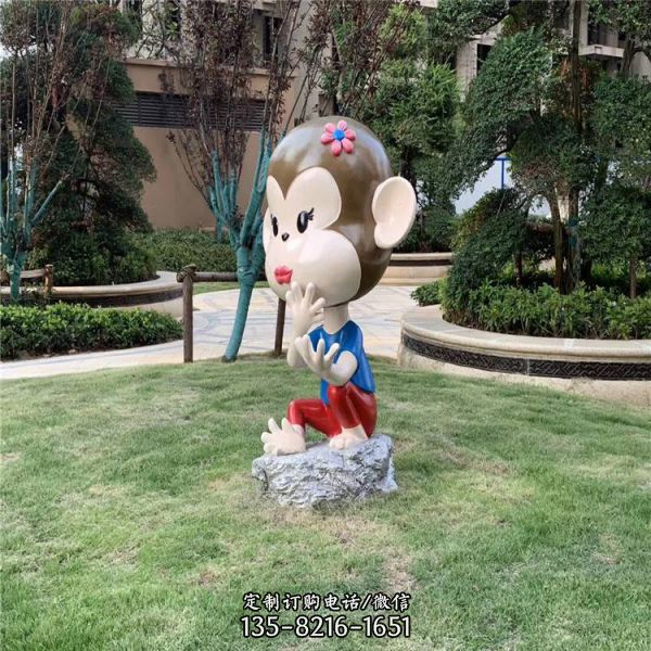 游樂園景觀擺件玻璃鋼卡通雕塑