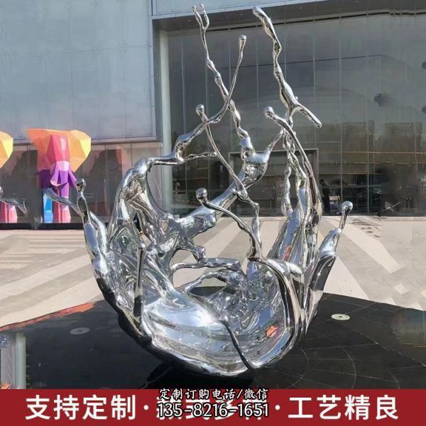 不銹鋼304鋼戶外景觀雕塑（1）